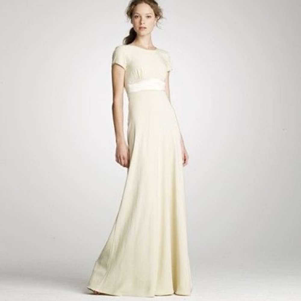 Never worn J. Crew wedding dress